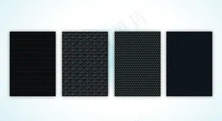 无缝黑暗金属网格背景图片