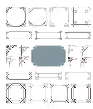 花纹边框图片