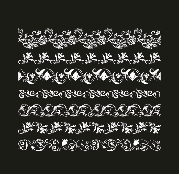 矢量花边图片cdr矢量模版下载