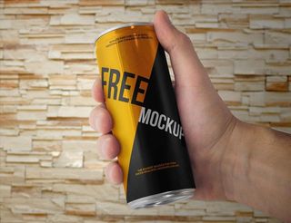 饮料罐样机图片