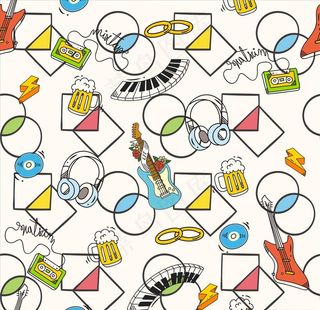 清新风格卡通童装花型图片