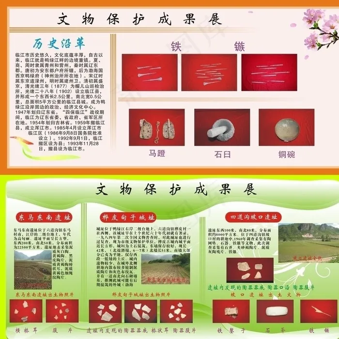 文物保护展板图片
