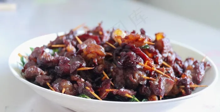 牙签肉图片