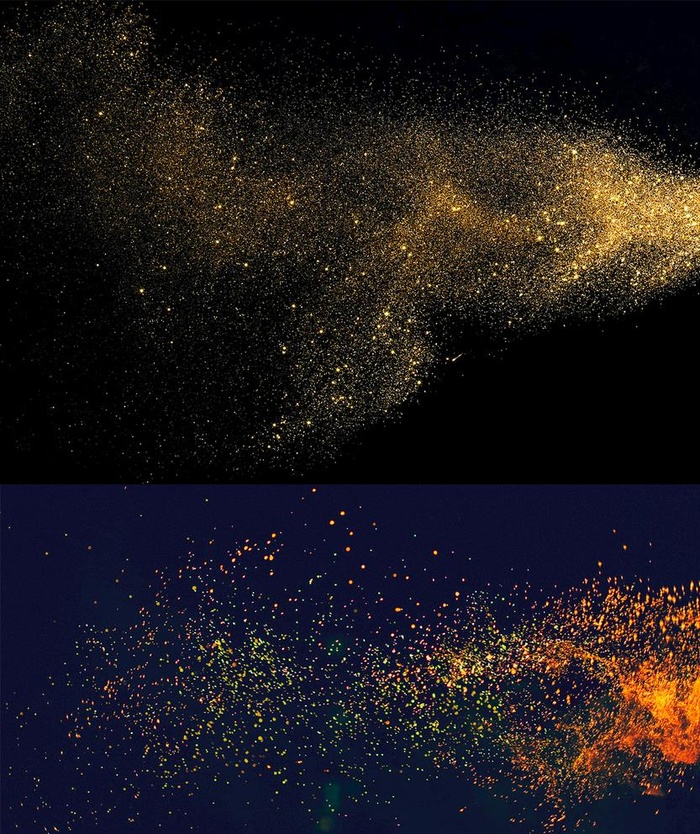 光斑光晕高光逆光粉末爆炸背景图片