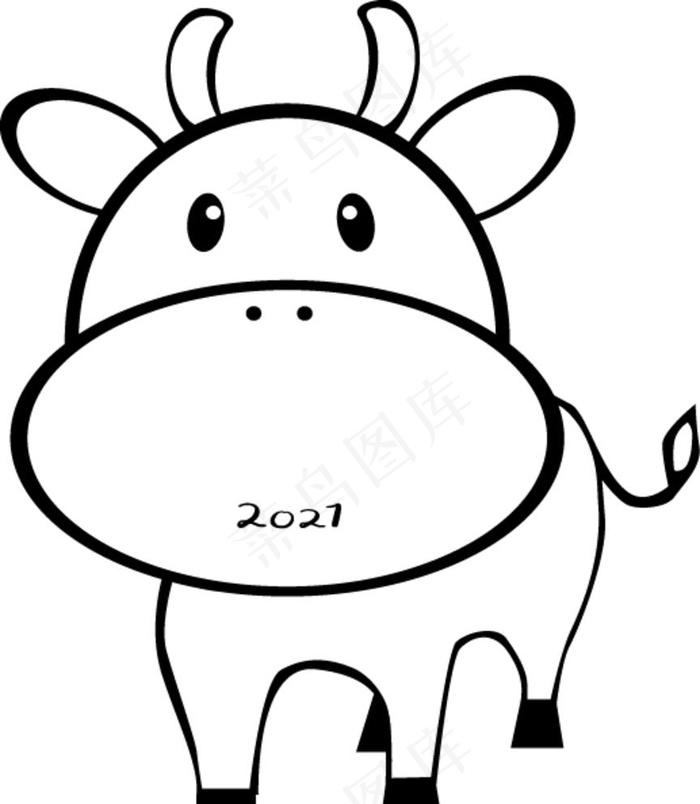 2021牛标识图片