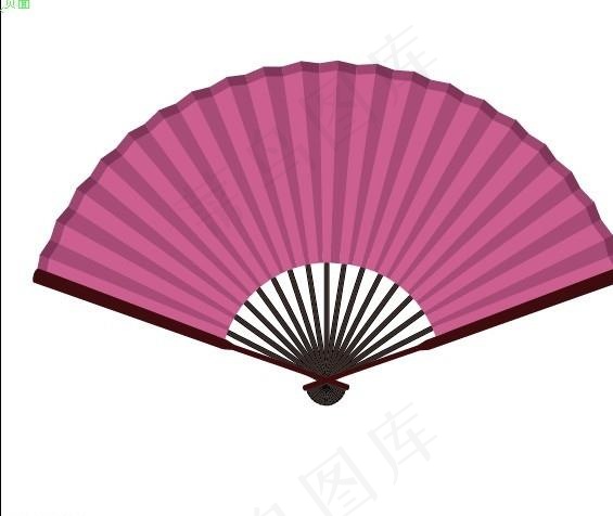 矢量扇子图片ai矢量模版下载