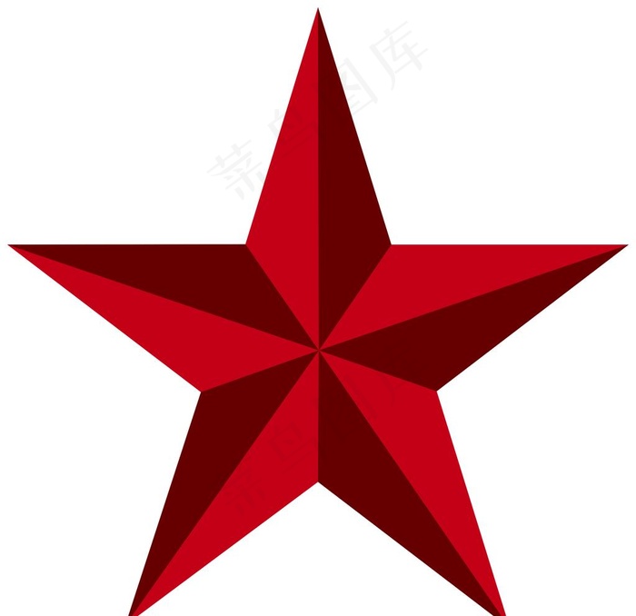 五角星图片psd模版下载