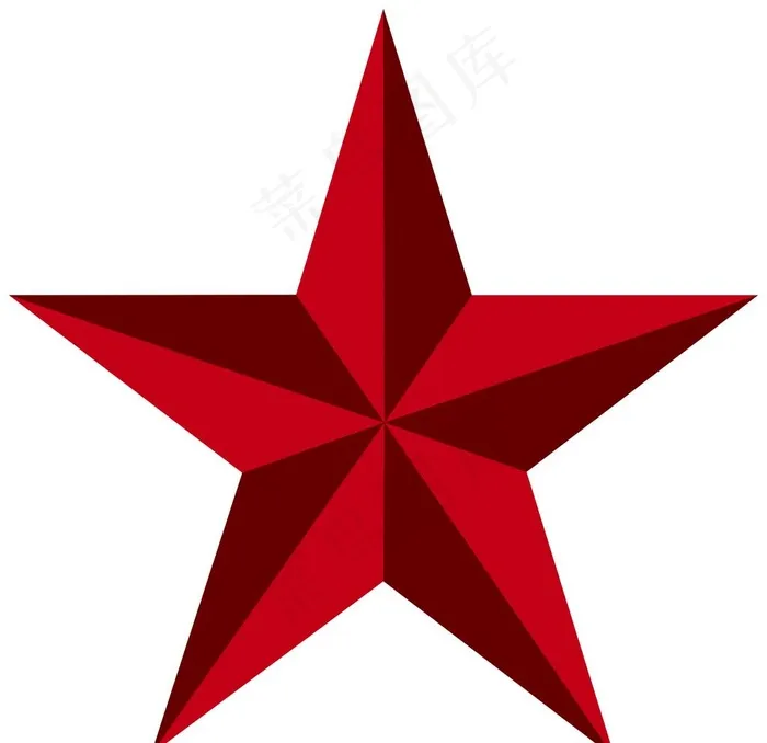五角星图片psd模版下载