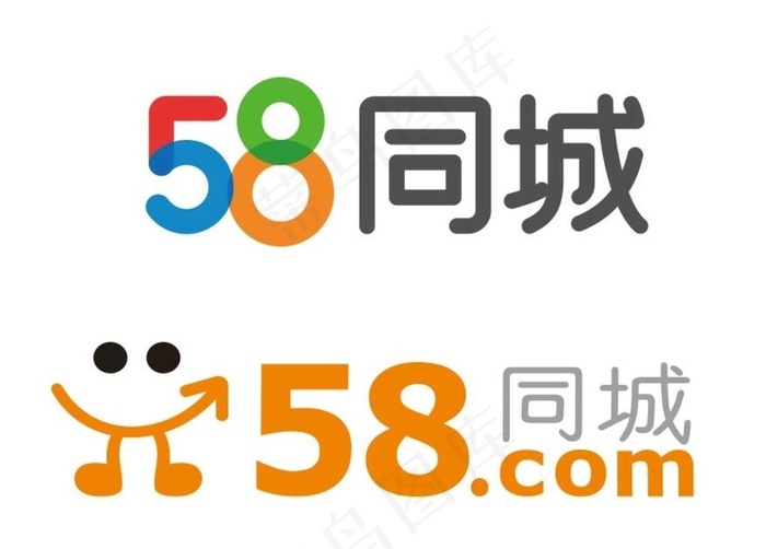 矢量58同城logo图片cdr矢量模版下载