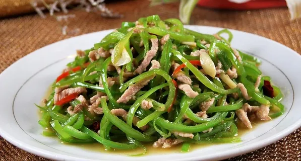 青椒肉丝图片 青椒肉丝图片