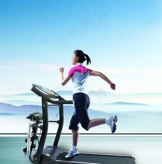跑步机 广告图片