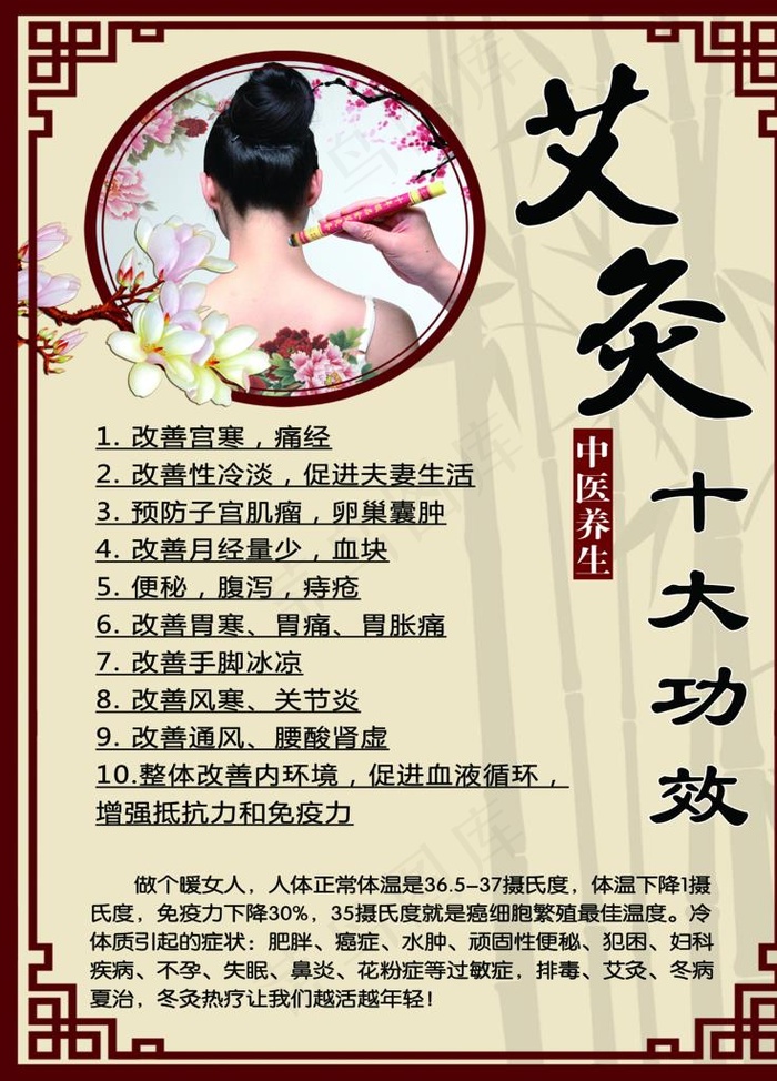 艾灸图片