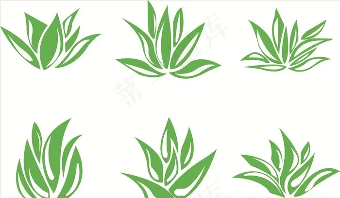 卡通芦荟图片cdr矢量模版下载