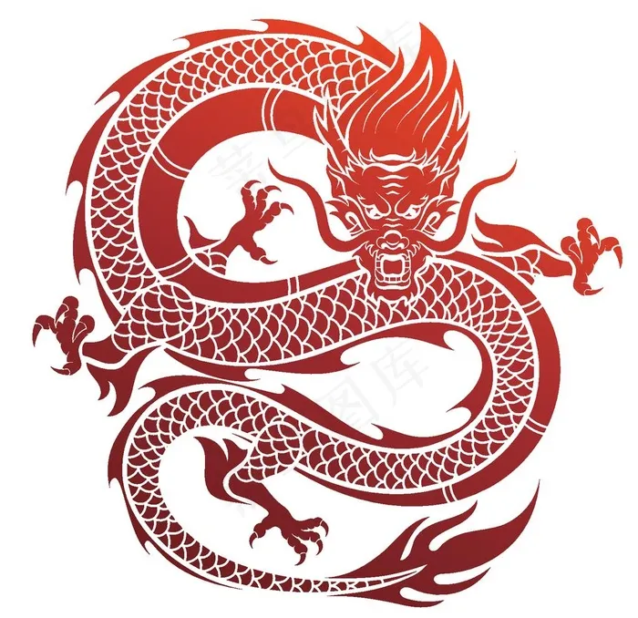 龙形象设计图案图片eps,ai矢量模版下载