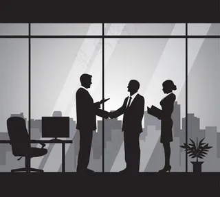 商务人物剪影图片