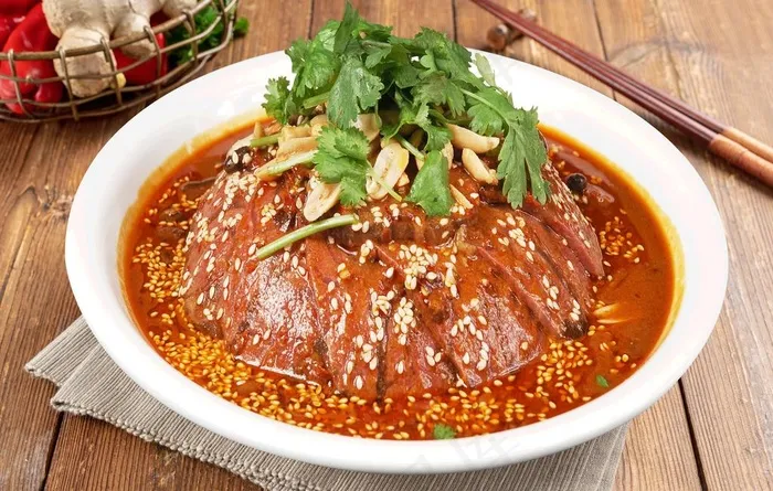 麻辣牛肉图片