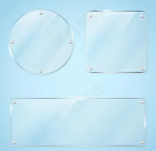 透明质感标签图片