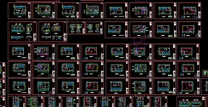 足浴按摩房装修施工图图片