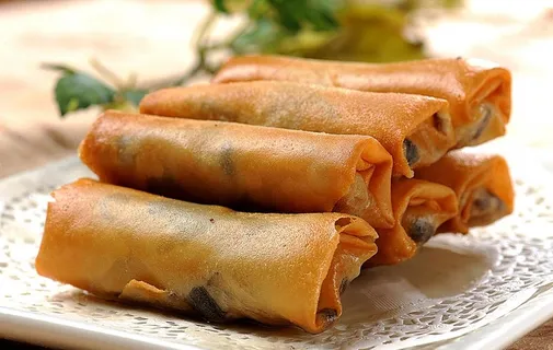美味春卷图片