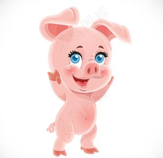 卡通猪图片