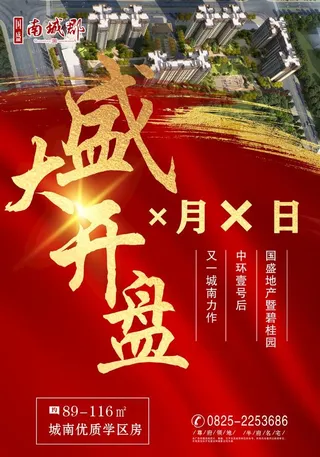 地产  盛大开盘图片