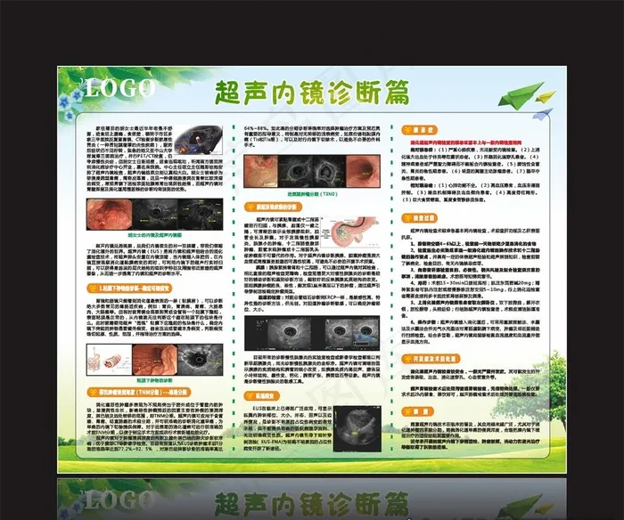医院展板 医院海报 超声内镜图片