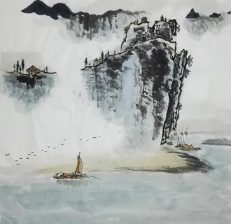 山水画图片 山水画图片