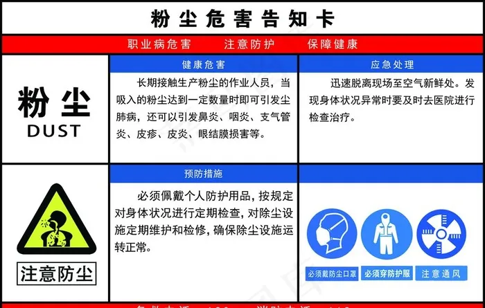 当心粉尘图片(7087X4724(DPI:150))psd模版下载