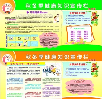 秋冬季健康宣传栏图片 秋冬季健康宣传栏图片