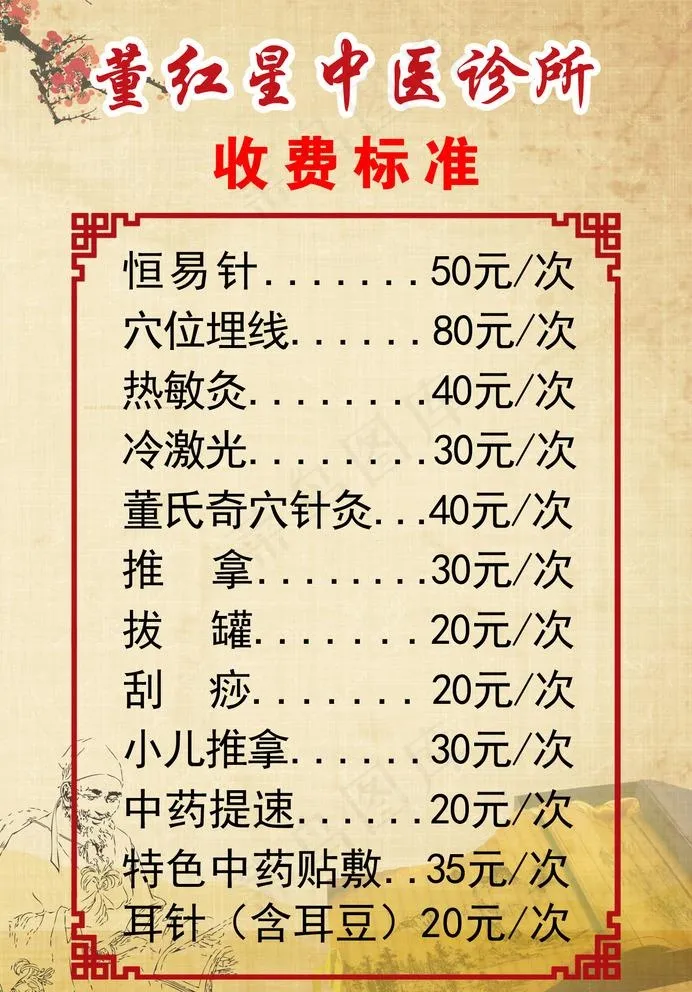 中医图片(1417X2098(DPI:72))psd模版下载