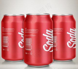 易拉罐样机图片