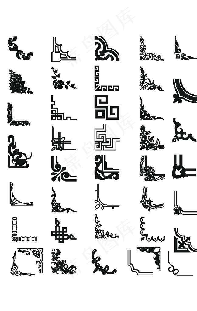 欧式花纹图案图片