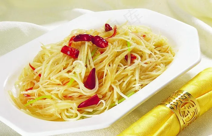 酸辣土豆丝图片