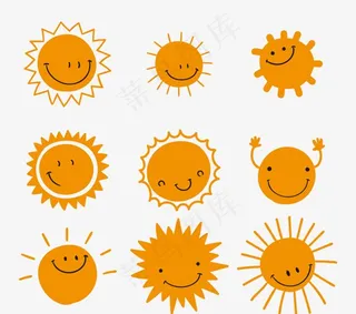矢量太阳图片