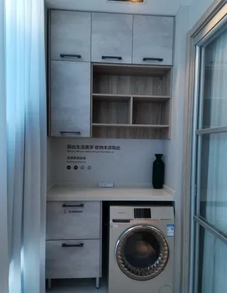 阳台柜 展示柜 洗衣机 书柜图片