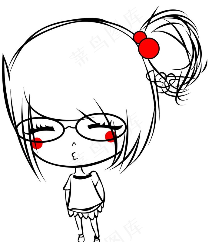 卡通女孩图片
