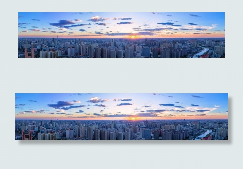 城市全景图片