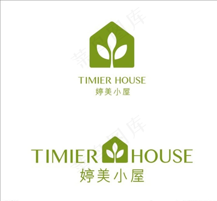 婷美小屋logo图片cdr矢量模版下载