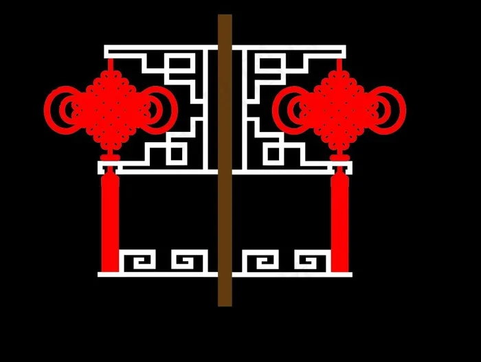 中国结图片ai矢量模版下载