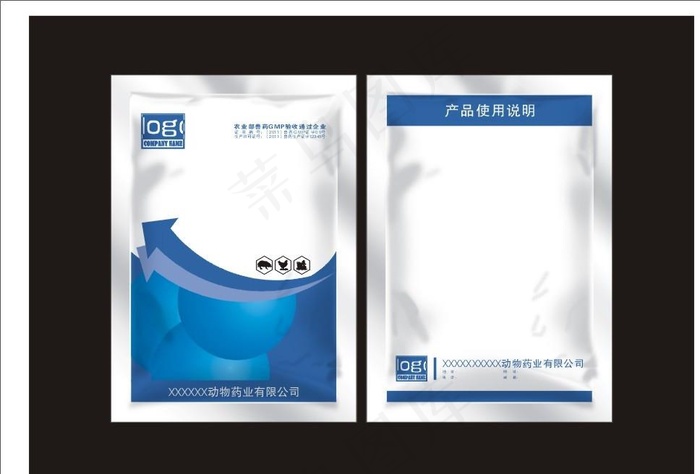 兽药包装（平面图）图片cdr矢量模版下载