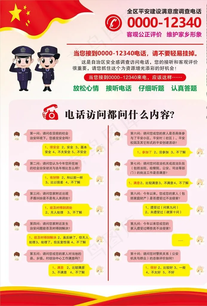 调查问卷图片cdr矢量模版下载