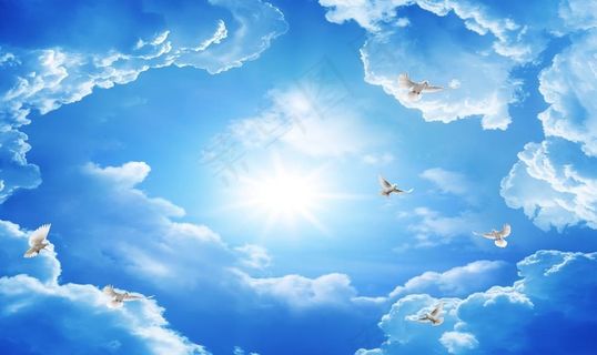 风景背景墙图片