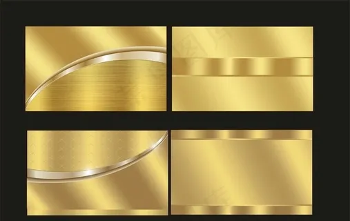 金色名片图片
