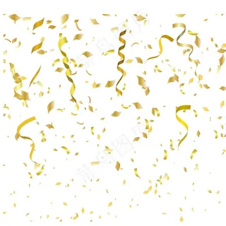 金色彩带图片 金色彩带图片