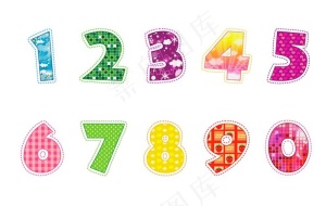 卡通素材创意数字图片