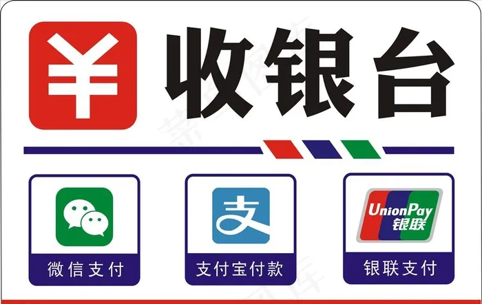 收银台图片cdr矢量模版下载