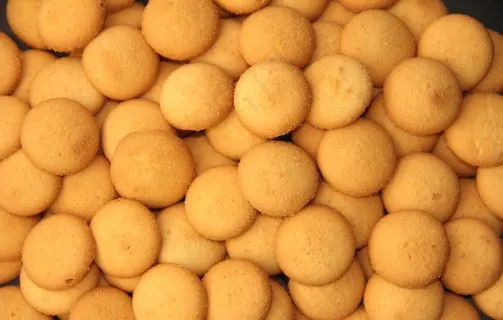 鸡蛋圆饼干摄影图片