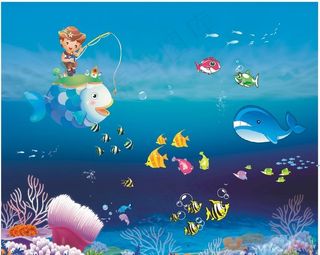 卡通海底生物图片
