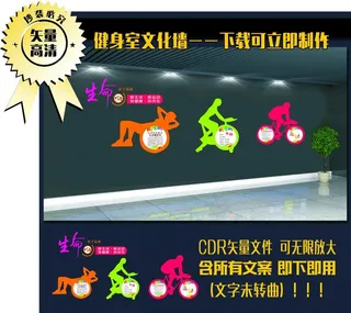 活动室  健身室  体育文化墙图片