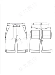 服装款式画技法矢量图下载图片 服装款式画技法矢量图下载图片